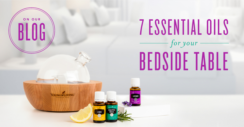 Essential oils for your bedside table